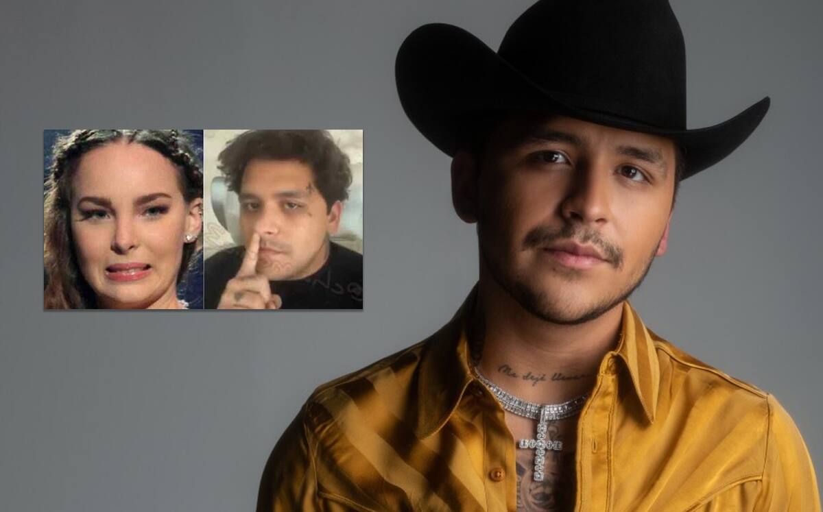 Christian Nodal Se saca el moco en plena reunión para ver detalles de su boda. - Créditos: Especial