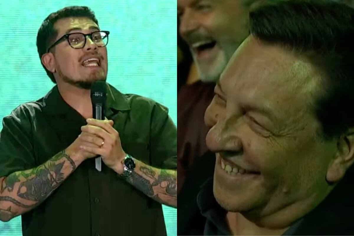 El comediante desató las risas en JC Rodríguez.