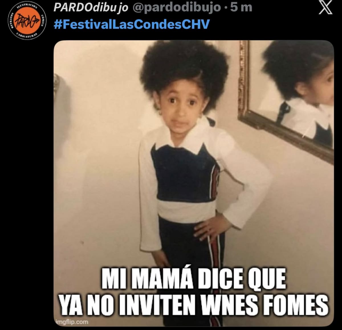 Las reacciones del show del comediante.