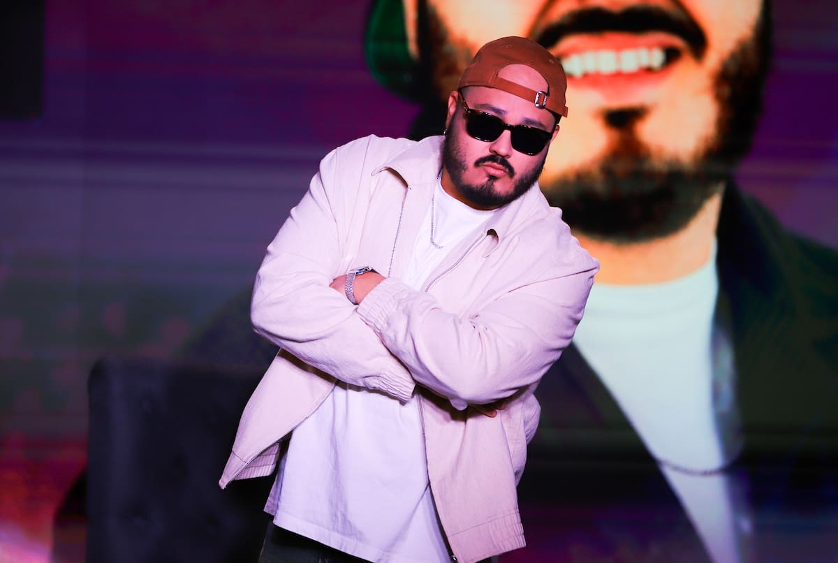 Esteban Duch en su conferencia de prensa antes de su presentación en el Festival la canción de Vina del Mar
Manuel Lema/Aton Chile