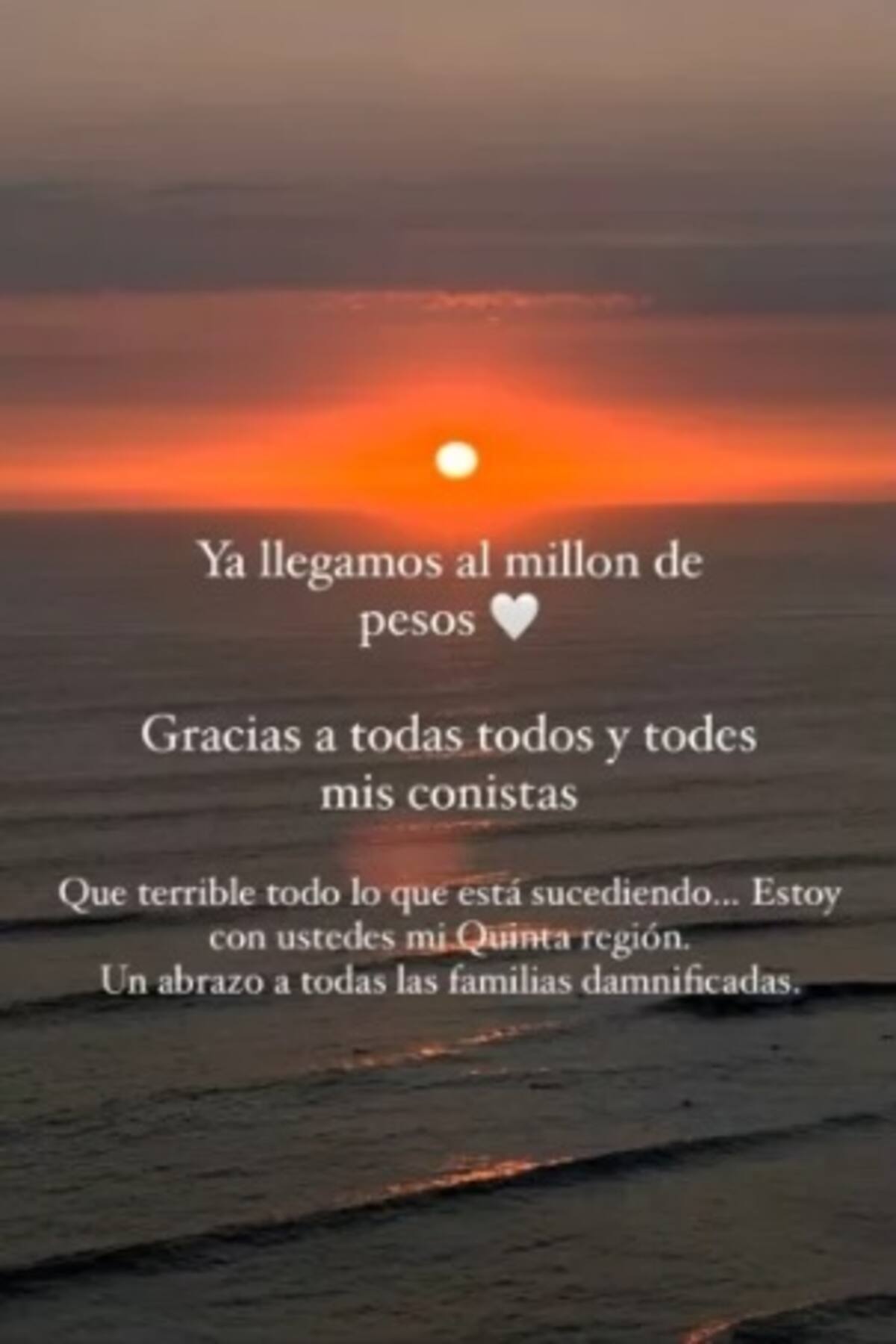 Constanza Capelli agradeció a sus fans. Créditos: Instagram