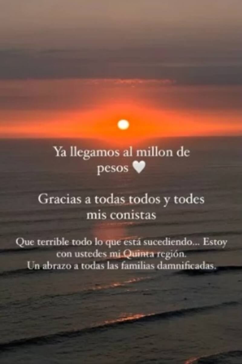 Constanza Capelli agradeció a sus fans. Créditos: Instagram