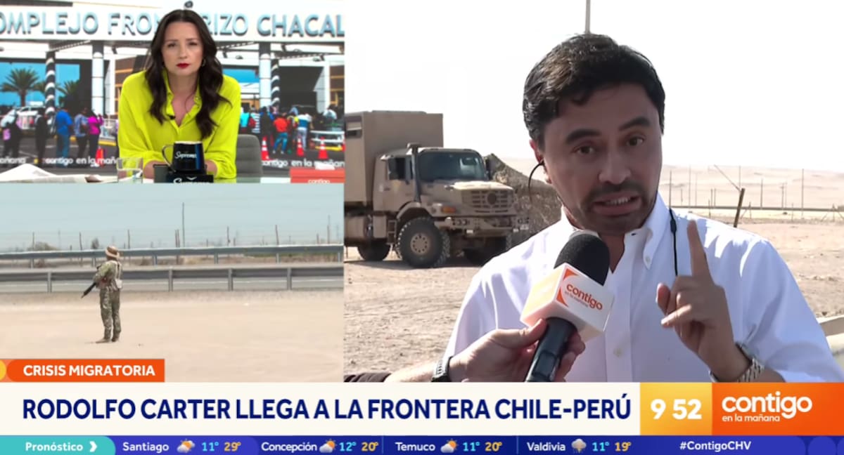 El tenso round entre Andrea Arístegui y Rodolfo Carter.