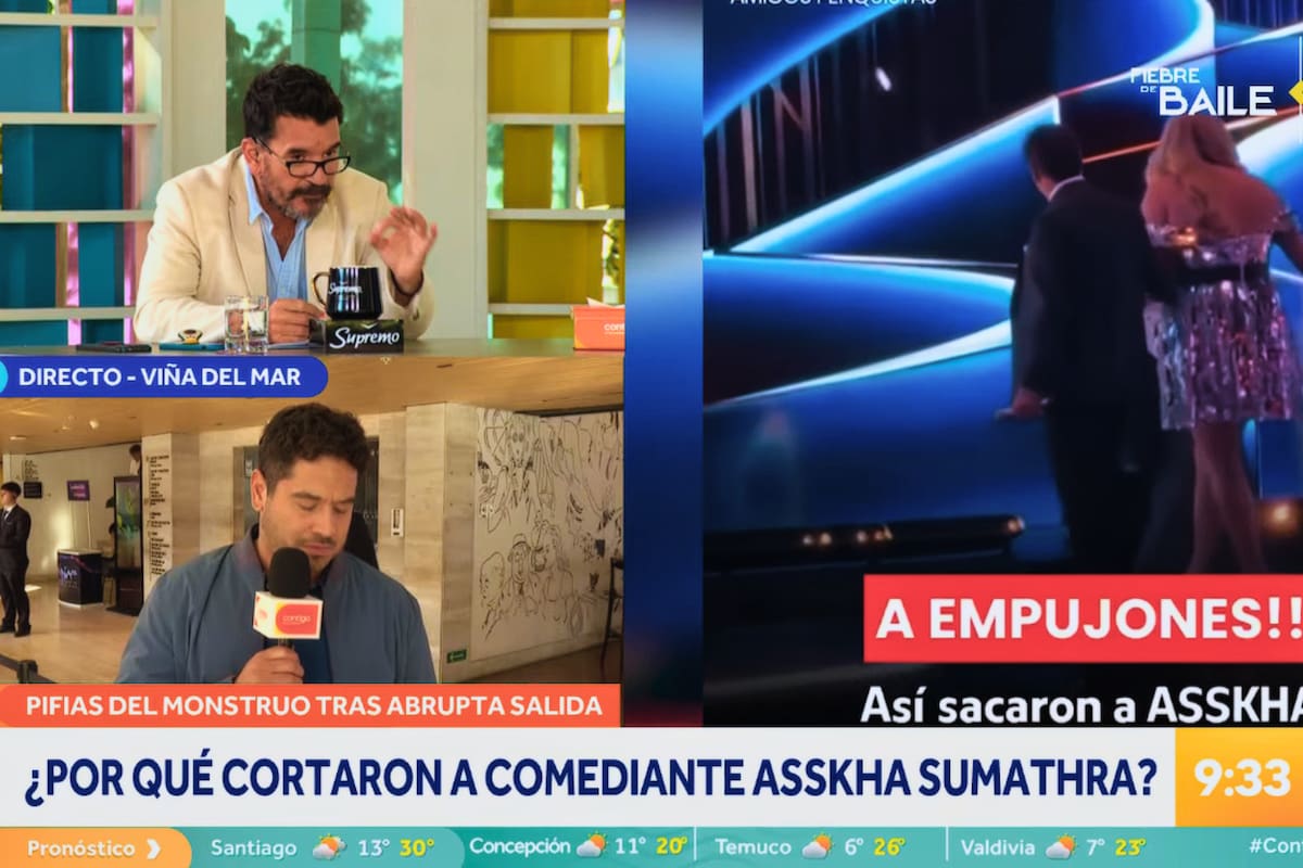 Vasco aprovechó el espacio y habló no solo contra la organización, sino también contra Asskha. Foto: Contigo En La Mañana YouTube.