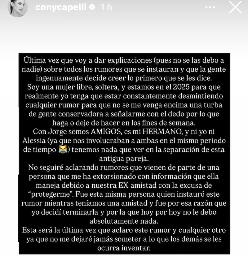 La bailarina alzó la voz tras polémica con Ignacia Michelson.