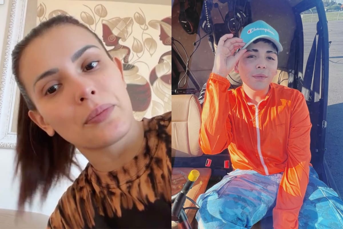 La bailarina tuvo especial gesto por el influencer.