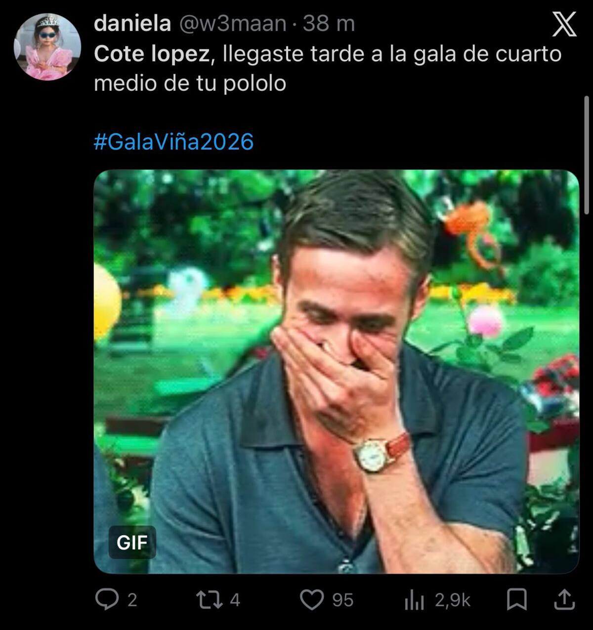 Criticas por su paso en la alfombra roja.
Foto: X