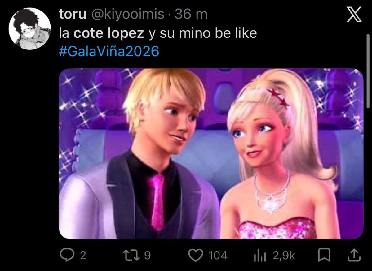 Criticas por su paso en la alfombra roja.
Foto: X