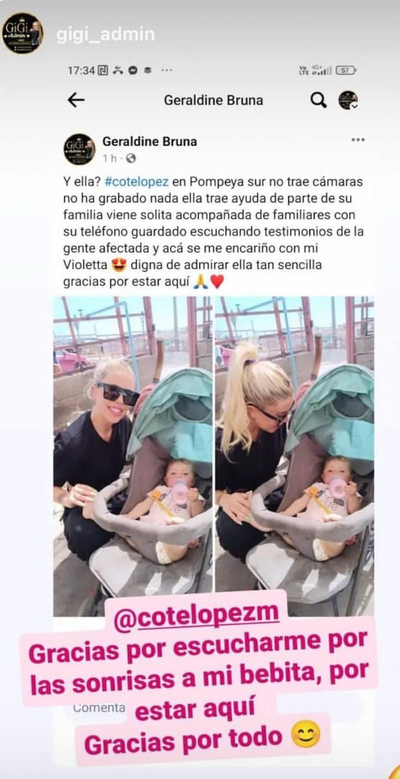 La ayuda de Coté López a los damnificados de la Quinta Región.