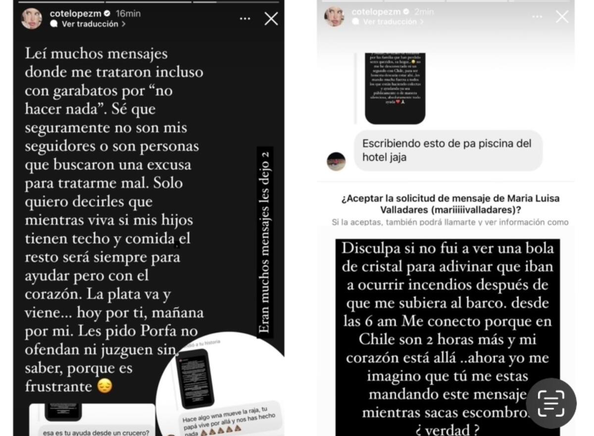 Coté López se defendió ante las críticas.