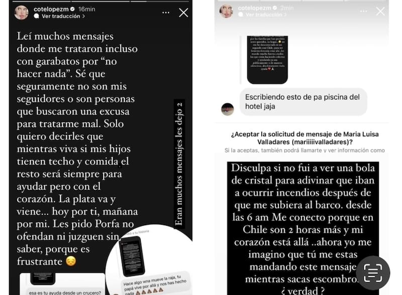 Coté López se defendió ante las críticas.