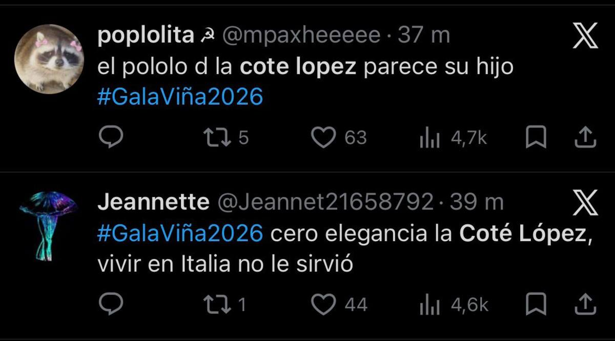 Criticas por su paso en la alfombra roja.
Foto: X