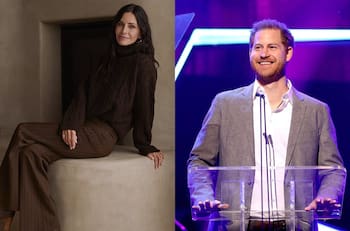 Courteney Cox reacciona a la mención del príncipe Harry en "Spare", ¿realmente consumía chocohongos?