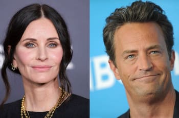 Courteney Cox luce devastada al ser vista por primera vez tras la muerte de Matthew Perry