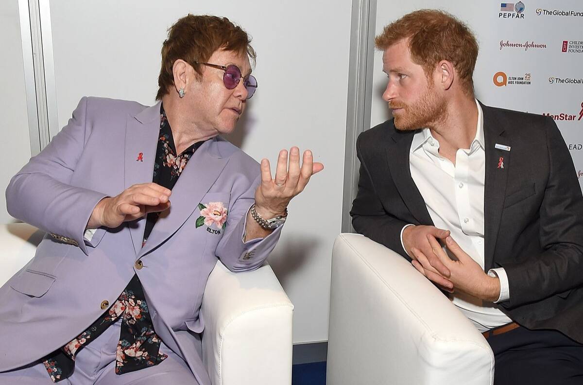 Elton John y el príncipe Harry: El desacuerdo que tuvieron en unas vacaciones