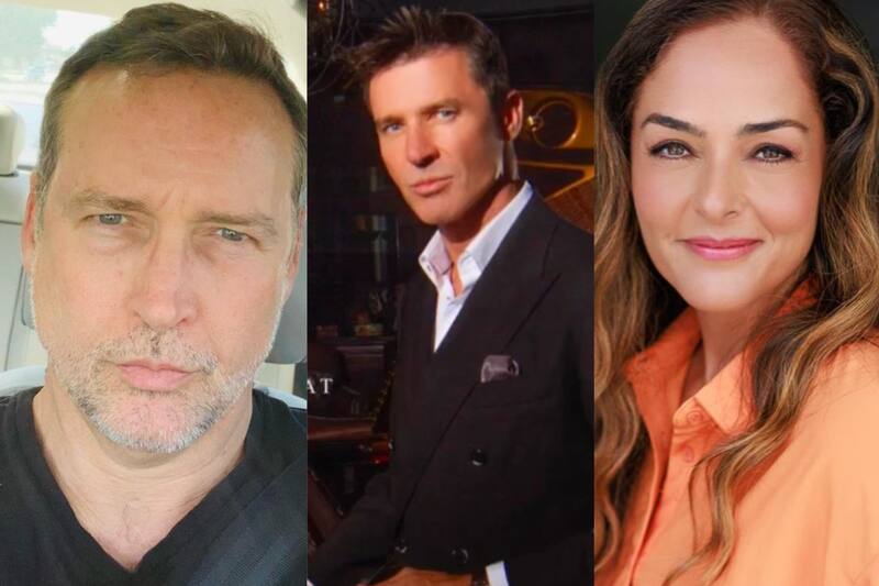 - Créditos: Andrés García Jr. y Leonardo García, fueron producto de su matrimonio con Sandra Vale; y la tercera, Andrea García, de su relación con Fernanda Ampudia.