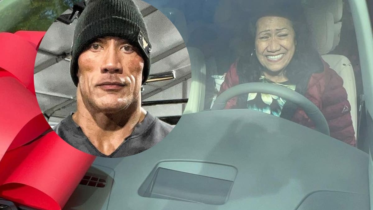 Dwayne "The Rock" Johnson sorprende a su mamá con un automóvil para Navidad
