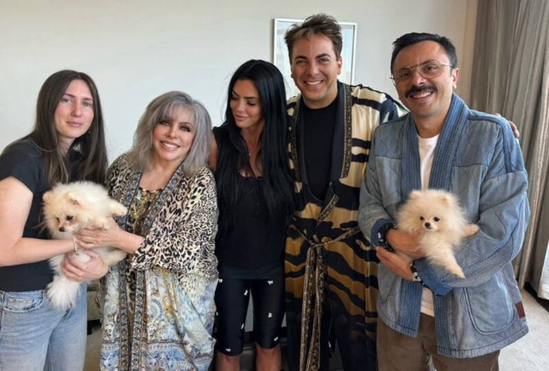 Cristián Castro en su anhelada reunión familiar. Créditos: Instagram