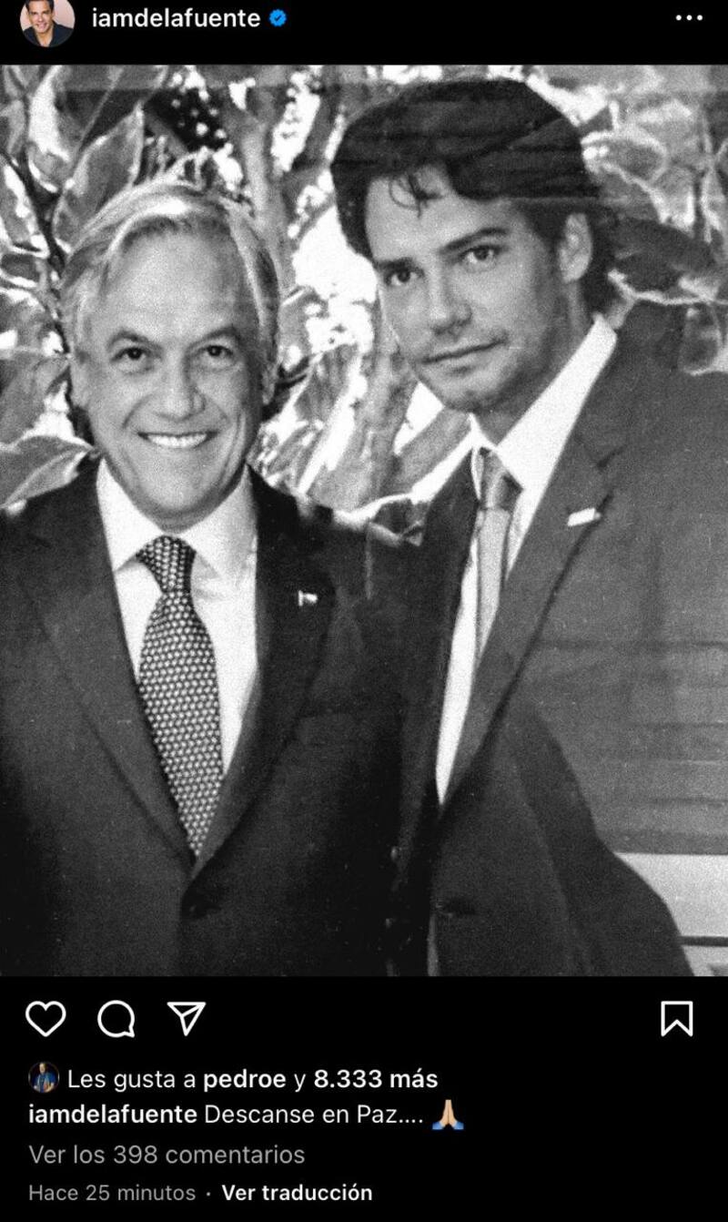 Cristián de la Fuente en sus redes sociales.