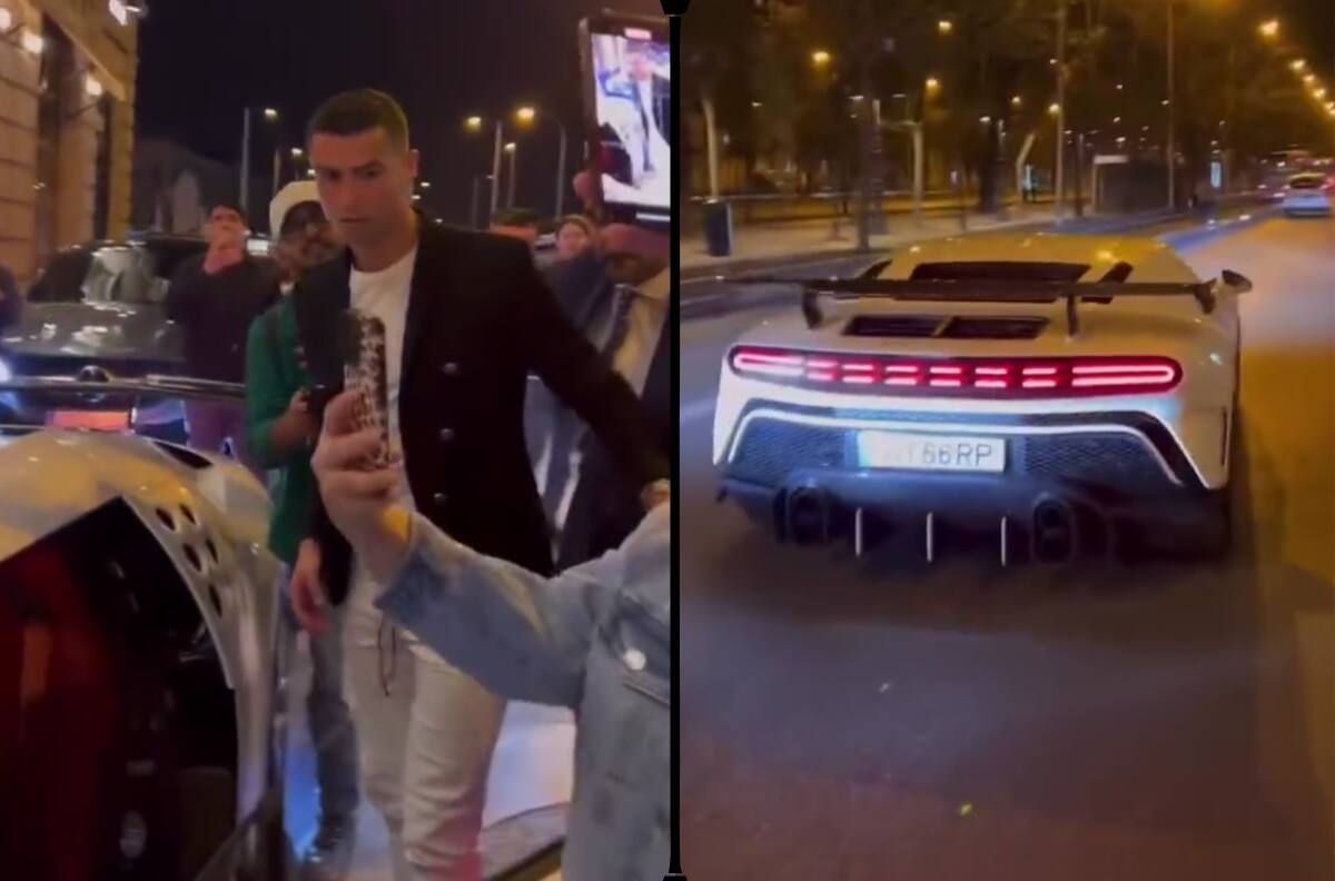 El lujoso Bugatti que solo tiene 10 copias en el mundo y que Cristiano Ronaldo lució en España