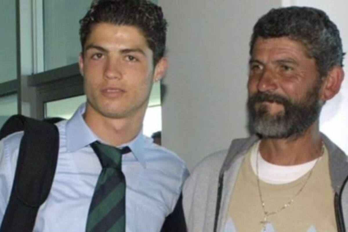Cristiano Ronaldo y José Dinis Aveiro Cristiano Ronaldo nunca pudo tener una convivencia sana con su padre. - Créditos: Twitter