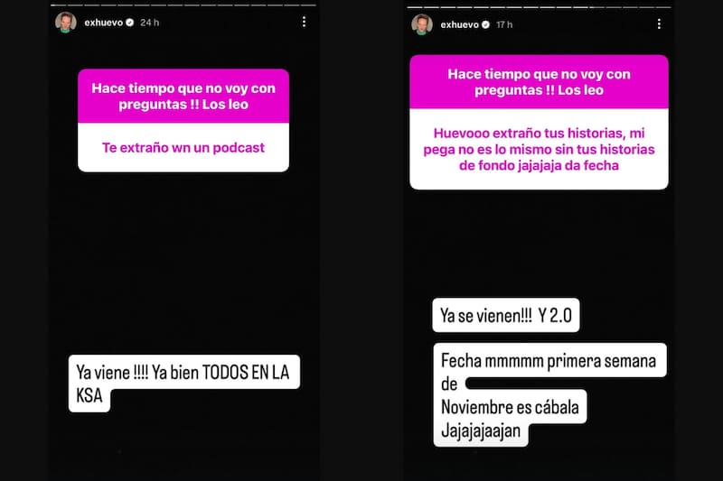 A través de sus redes sociales, el animador reveló detalles exclusivos de su nuevo podcast, el que podría estrenarse en noviembre. Créditos: Instagram.