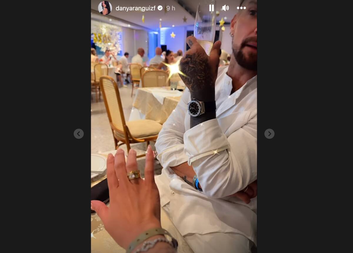 Daniela Aránguiz mostró un misterioso anillo durante su celebración con Luis Mateucci. (Foto: Instagram Daniela Aránguiz)