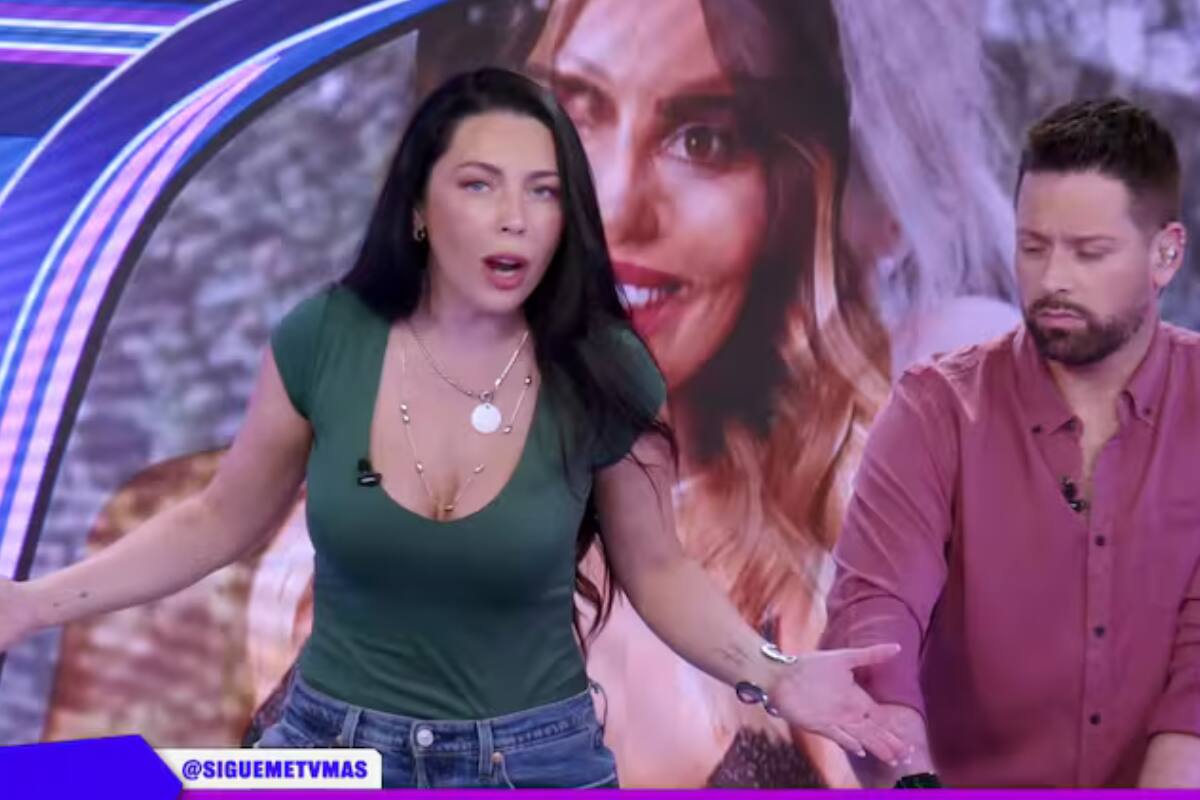 La modelo habló de su minuto de furia en Sígueme.