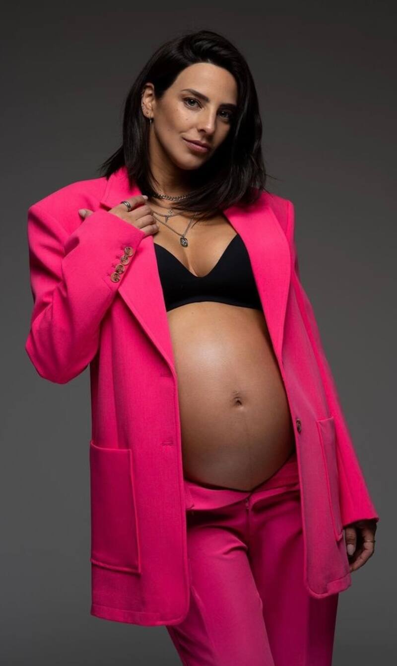 Daniela Castillo en su sesión de fotos.