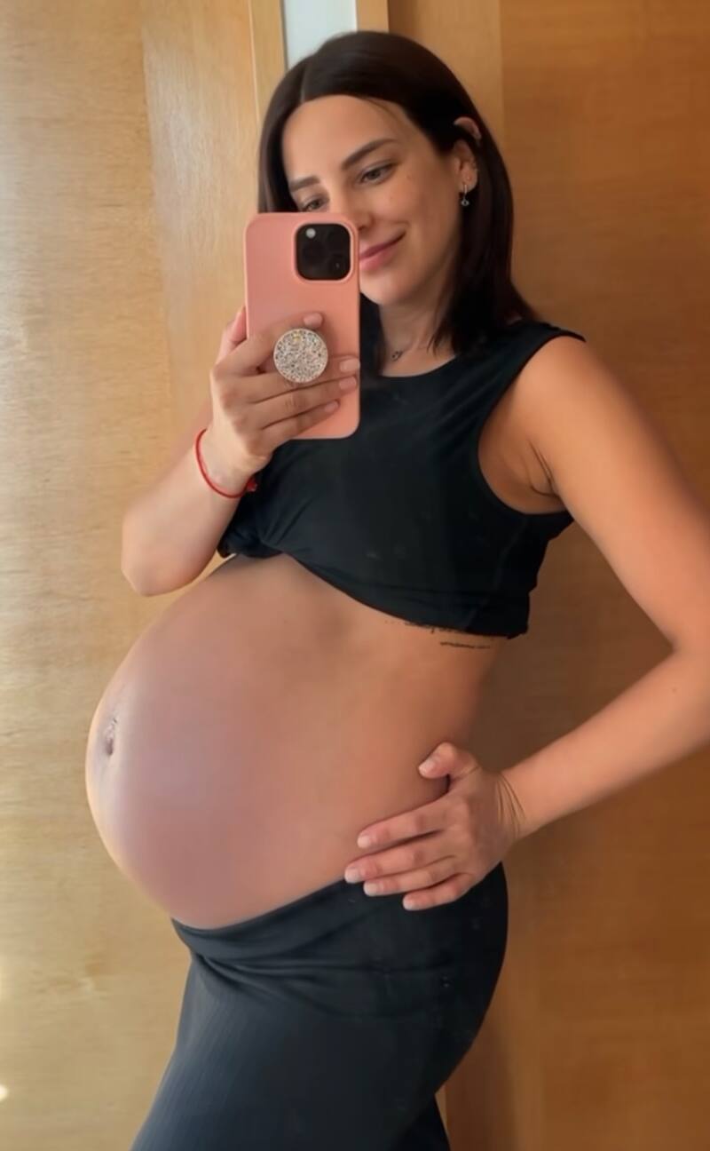 Daniela Castillo cumplió 38 semanas de embarazo y se prepara para recibir a su hijo, Matteo.