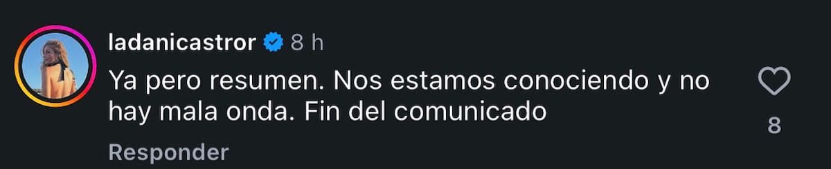 A través de Instagram sobre su relación con Disley Ramos.
Foto: Instagram