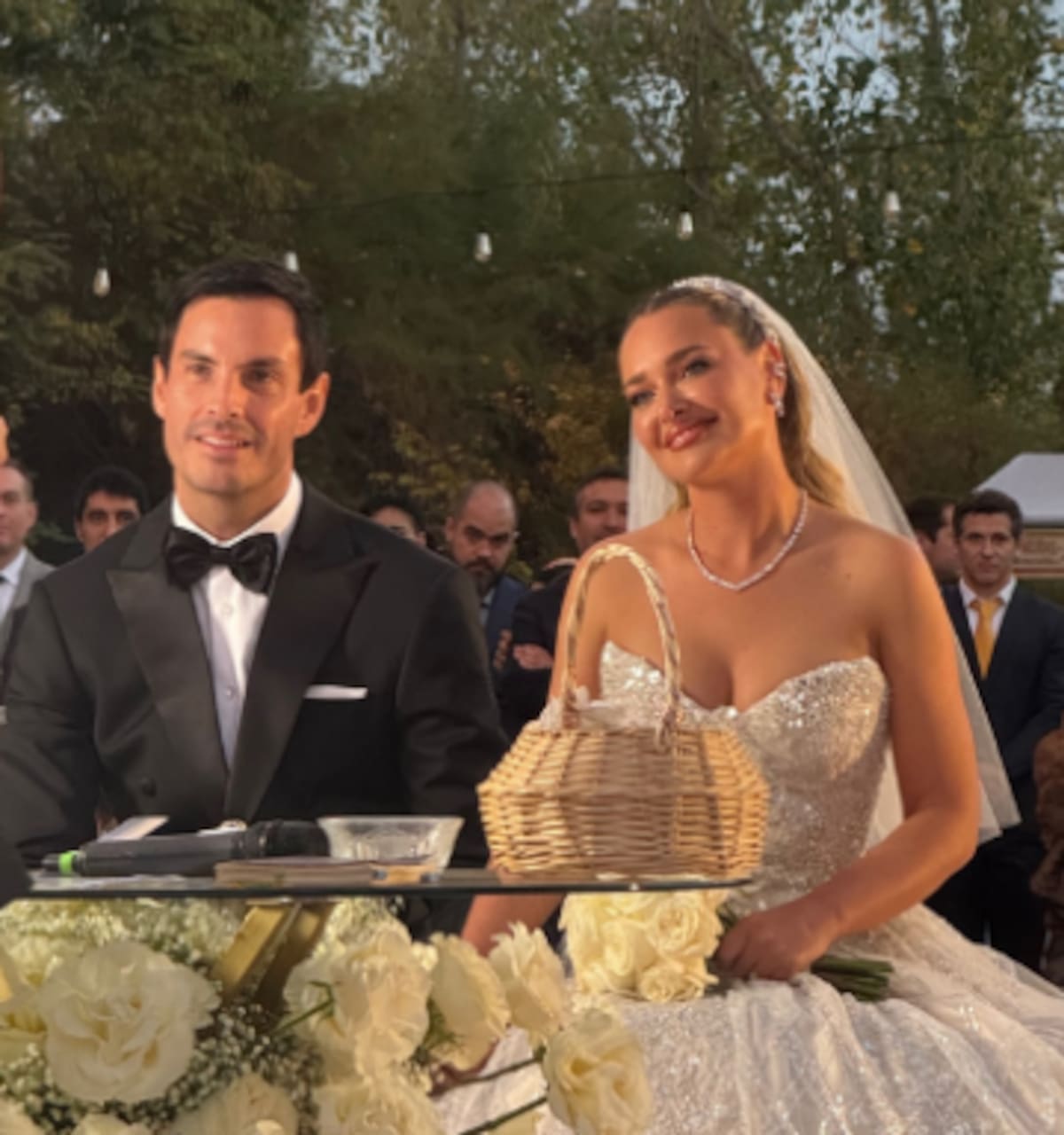 La actriz dio el sí en un pomposo matrimonio.