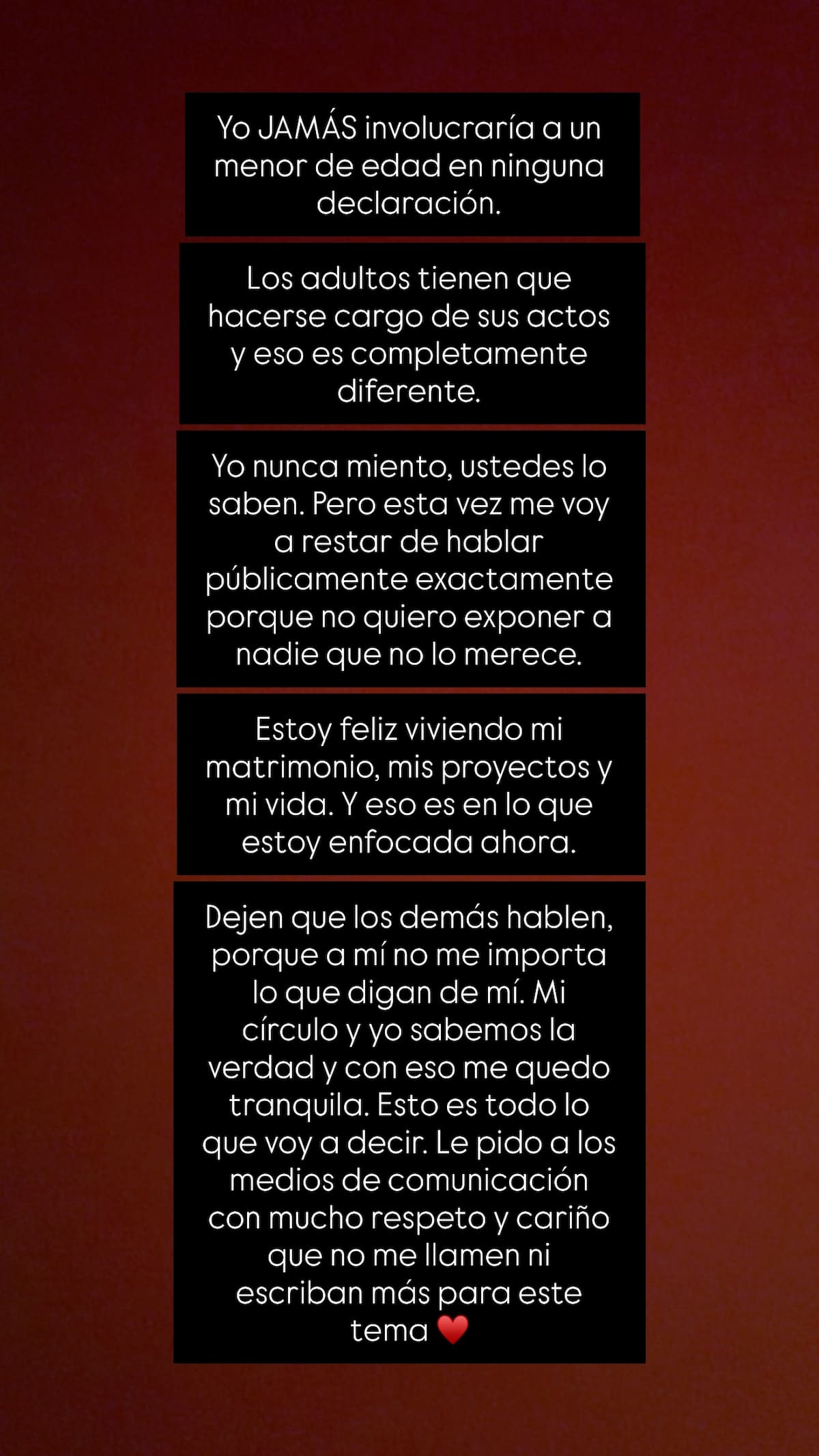 Contra Fran en Instagram. Foto: IG.