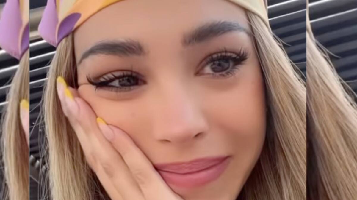 (VIDEO) Danna Paola es abucheada por sus seguidores al cantar en Tik Tok