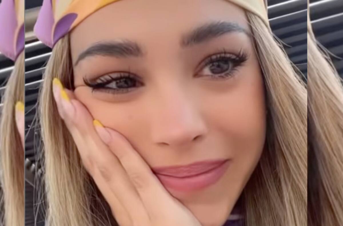 (VIDEO) Danna Paola es abucheada por sus seguidores al cantar en Tik Tok