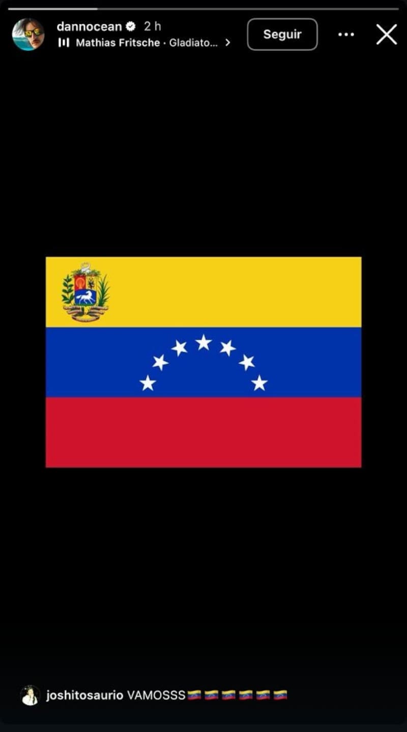 publica la bandera de Venezuela tras histórico momento.