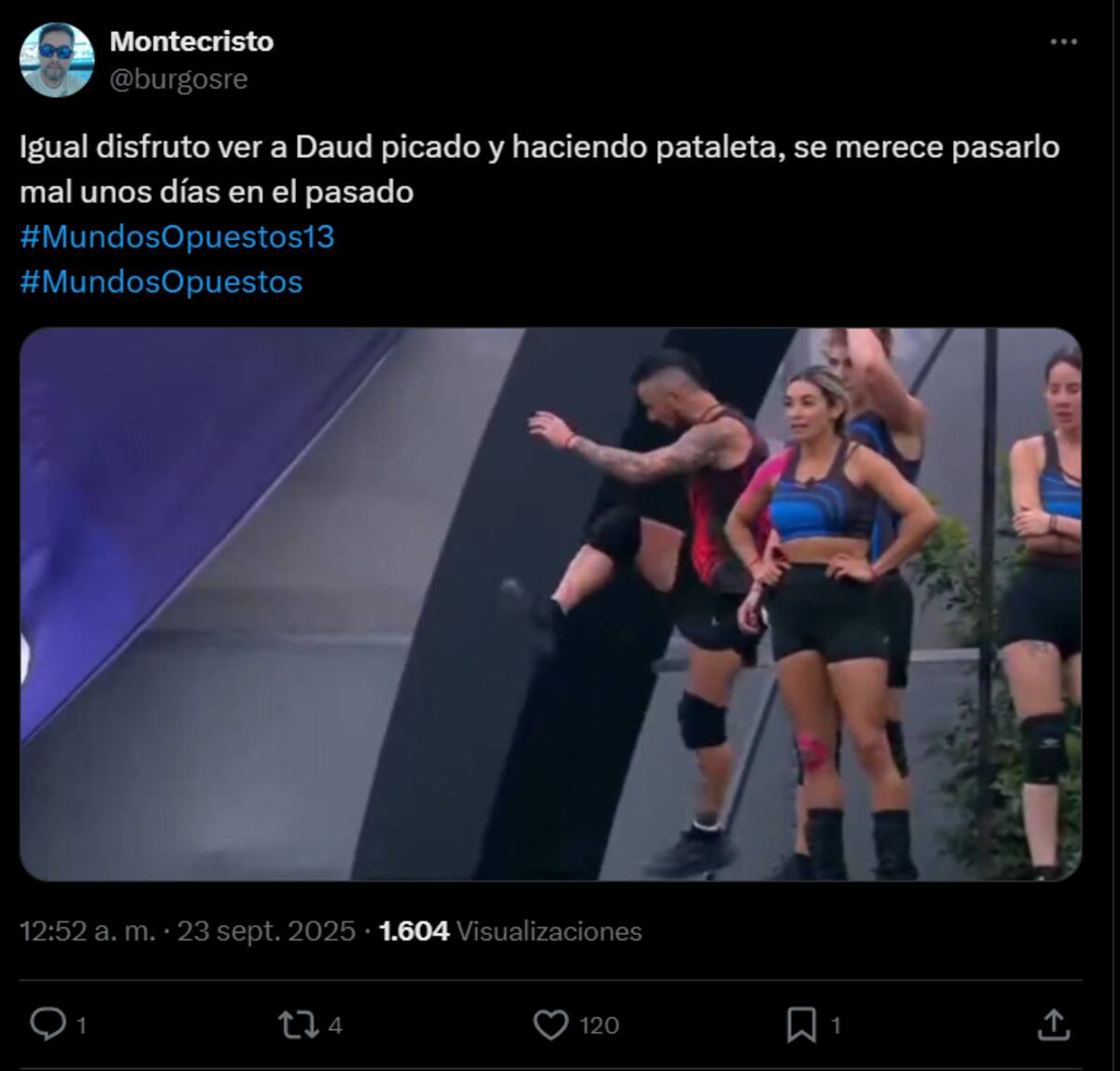 Los memes que se burlaban de su actitud en Mundos Opuestos.