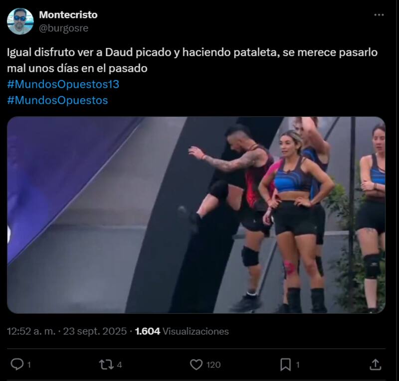 Los memes que se burlaban de su actitud en Mundos Opuestos.