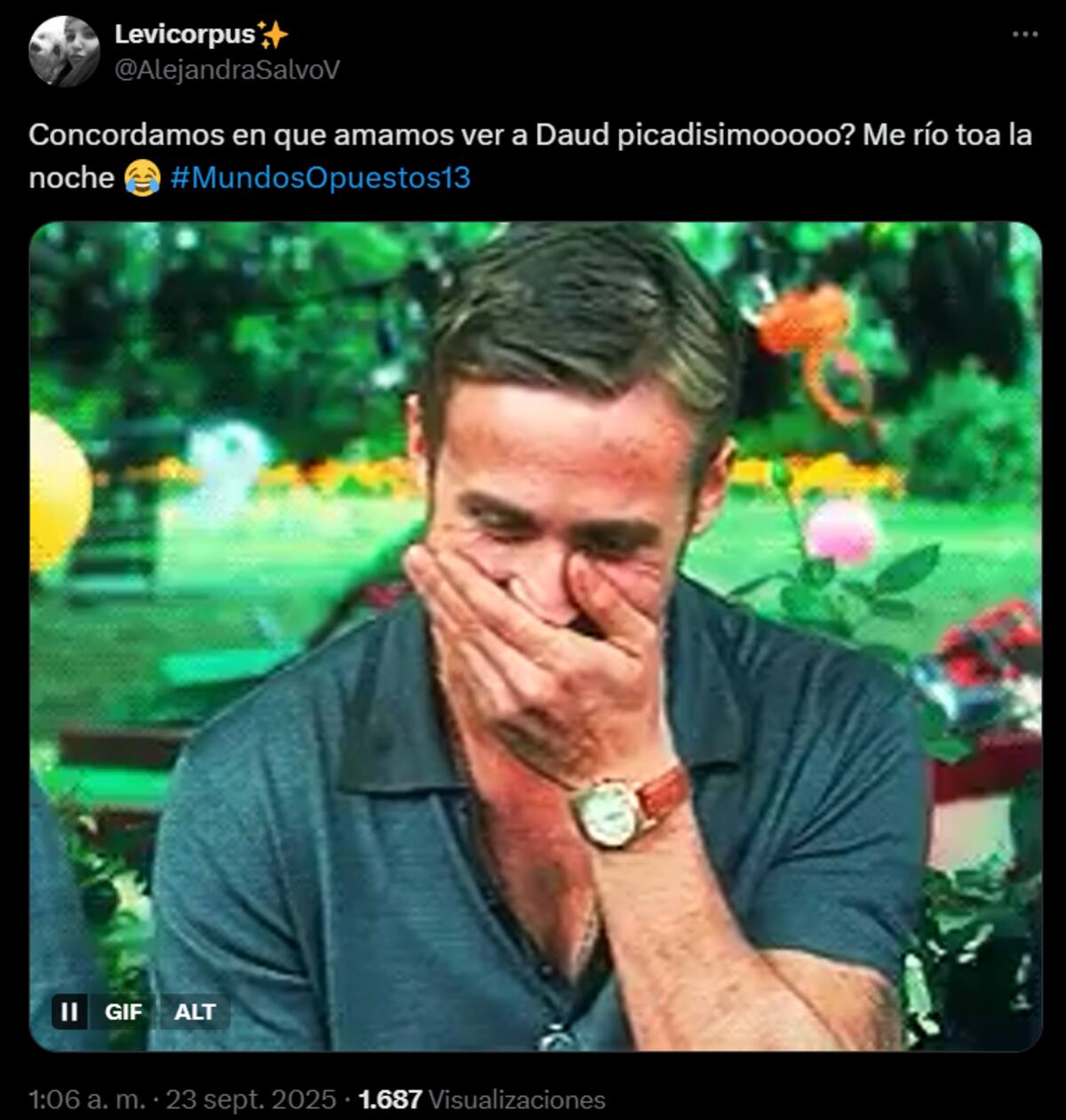 Los memes que se burlaban de su actitud en Mundos Opuestos.