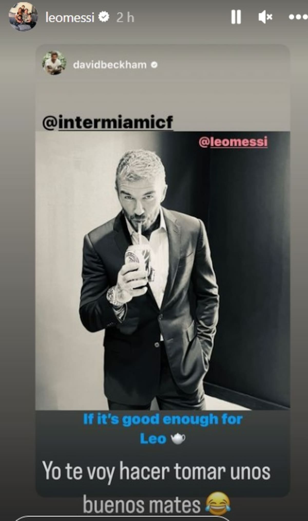 (Instagram: @leomessi)