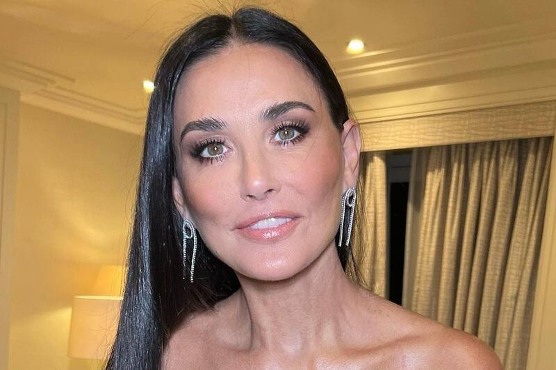 Demi Moore   La actriz regaló una hermosa postal a lado de su nieta.  - Créditos: Instagram
