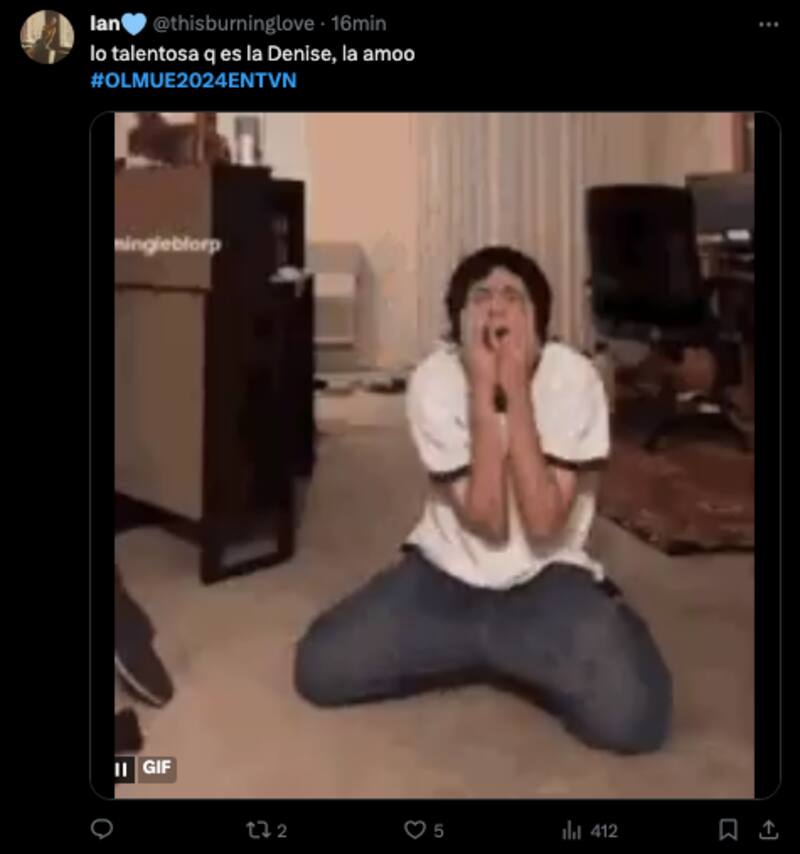 Una reacción que dejó la presentación de Denise Rosenthal en el Patagual.