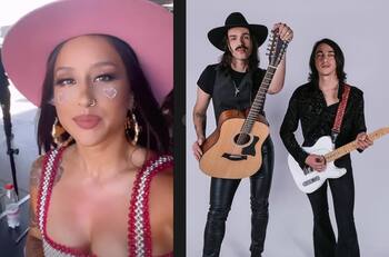 Cantó con Camilo Zicavo: Denise Rossenthal sorprendió con su participación en el show de Plumas en Lollapalooza 2023