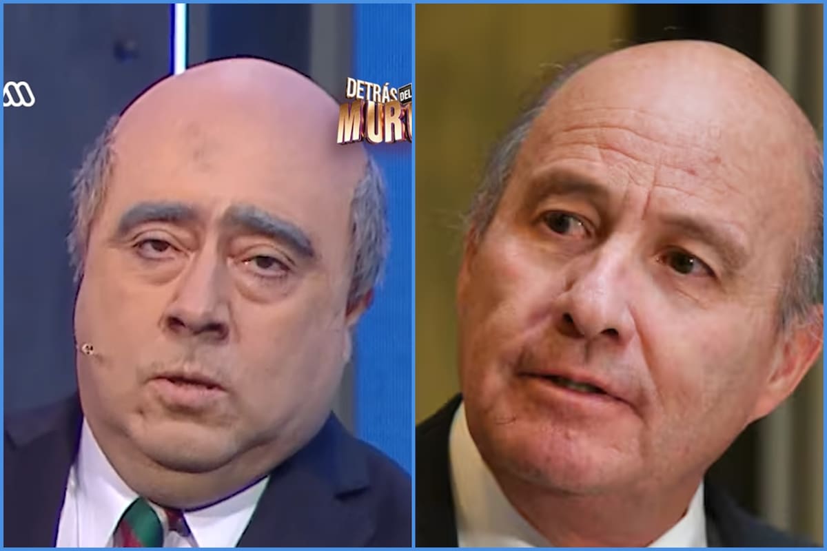 La ácida imitación de Gustavo Becerra a Jorge Quiroz. Foto: Reproducción.