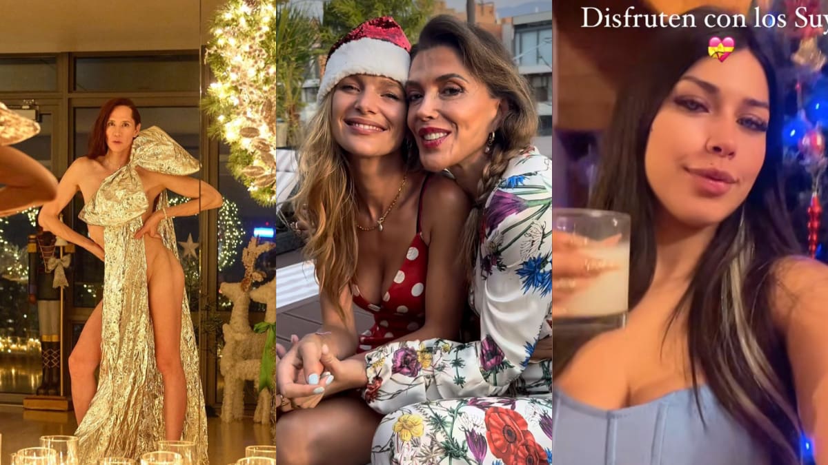 Mira los looks: famosos chilenos llenaron redes sociales con tiernas postales navideñas