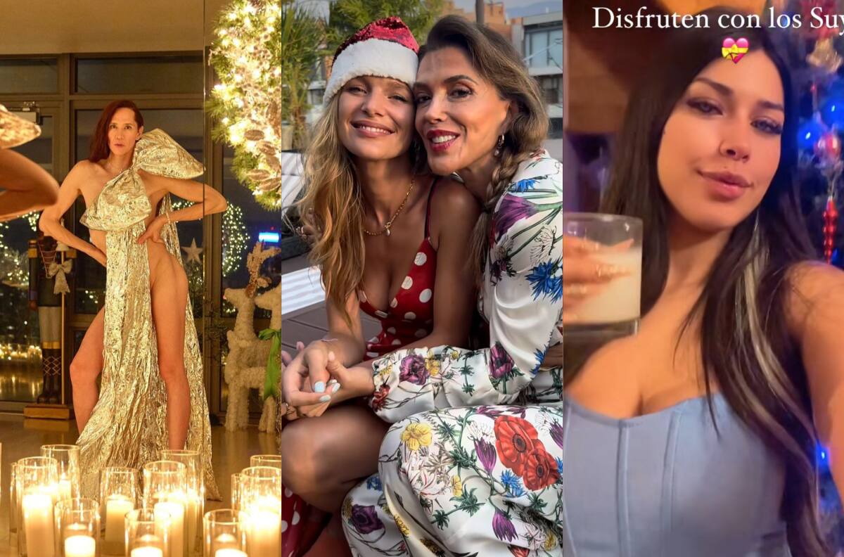 Mira los looks: famosos chilenos llenaron redes sociales con tiernas postales navideñas