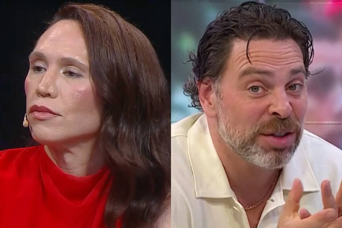 El socialité se lanzó contra el animador.