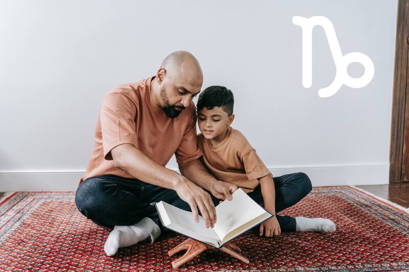 Descubre como son con sus hijos los padres Capricornio.