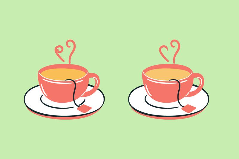 Día Internacional del Té ¿Podrás encontrar las diferencias entre las dos tazas de te en solo cinco segundos? - Créditos: tiempox.com