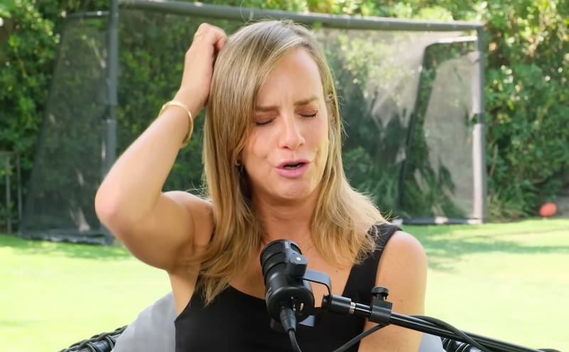 La periodista rompió en llanto al hablar de su mamá.